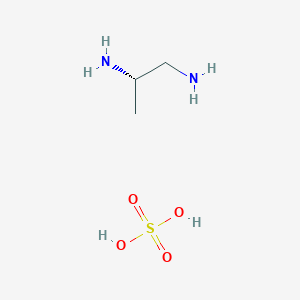 molecular formula C3H12N2O4S B150681 (S)-Propane-1,2-diamine sulfate CAS No. 136370-46-2