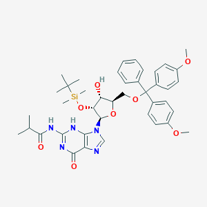 molecular formula C41H51N5O8Si B150682 5'-O-DMT-2'-O-iBu-N-Bz-Guanosine CAS No. 81279-39-2