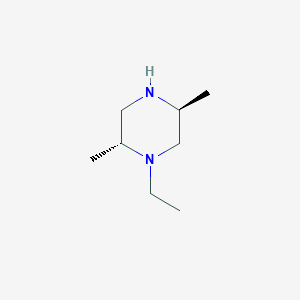B1506835 (2R,5S)-rel-1-Ethyl-2,5-dimethylpiperazine CAS No. 1072102-65-8