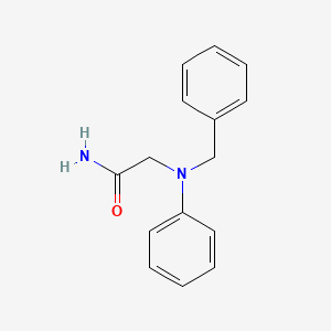 molecular formula C15H16N2O B1506852 ACETAMIDE,2-[PHENYLBENZYLAMINO]- CAS No. 408539-27-5
