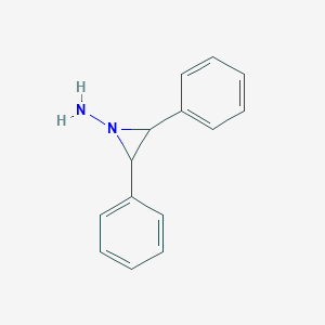 molecular formula C14H14N2 B15068555 2,3-Diphenylaziridin-1-amine 