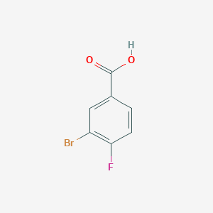 molecular formula C7H4BrFO2 B150688 3-Bromo-4-fluorobenzoic acid CAS No. 1007-16-5