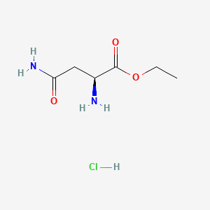 molecular formula C6H13ClN2O3 B1506881 Ethyl L-asparaginate monohydrochloride CAS No. 24184-37-0