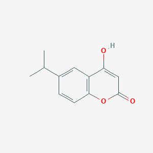 molecular formula C12H12O3 B15069078 4-Hydroxy-6-isopropyl-2H-chromen-2-one CAS No. 288399-92-8