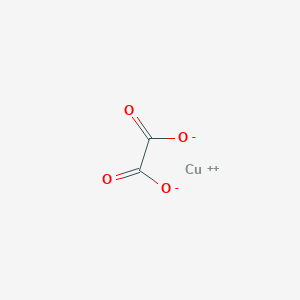 molecular formula CuC2O4<br>C2CuO4 B150691 Copper(II)oxalatehemi hydrate CAS No. 55671-32-4