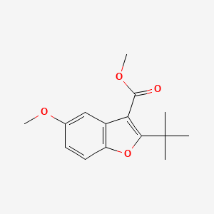 Methyl 2-(tert-butyl)-5-methoxybenzofuran-3-carboxylate