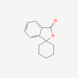 molecular formula C13H14O2 B15069389 Spiro(cyclohexane-1,1'(3'H)-isobenzofuran)-3'-one CAS No. 5651-49-0