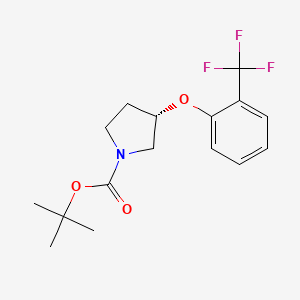 (S)-Tert-butyl 3-(2-(trifluoromethyl)phenoxy)pyrrolidine-1-carboxylate