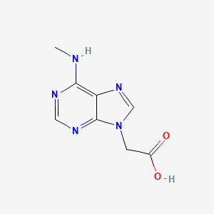 molecular formula C8H9N5O2 B15069500 [6-(Methylamino)-9H-purin-9-yl]acetic acid CAS No. 918334-37-9
