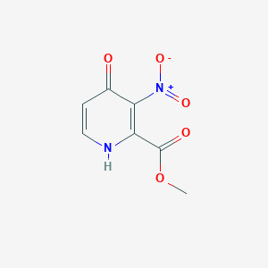 molecular formula C7H6N2O5 B15069570 methyl 3-nitro-4-oxo-1H-pyridine-2-carboxylate 
