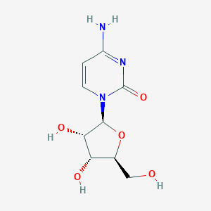 molecular formula C9H13N3O5 B150697 4-Amino-1-((2S,3S,4R,5S)-3,4-dihydroxy-5-(hydroxymethyl)tetrahydrofuran-2-yl)pyrimidin-2(1H)-one CAS No. 26524-60-7