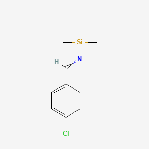 molecular formula C10H14ClNSi B1506970 N-trimethylsilyl-4-chlorobenzylidenamine 