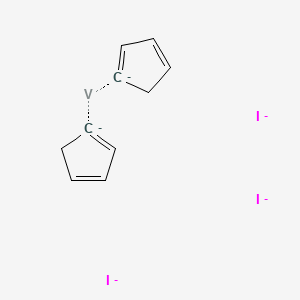 molecular formula C10H10I3V-5 B1506976 Bis(cyclopentadienyl)vanadium iodide CAS No. 53291-02-4