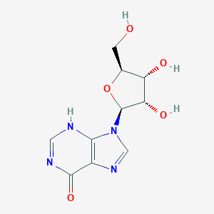 molecular formula C10H12N4O5 B150698 L-Inosine CAS No. 21138-24-9