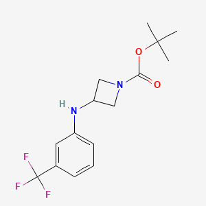 molecular formula C15H19F3N2O2 B1506987 TERT-BUTYL 3-{[3-(TRIFLUOROMETHYL)PHENYL]AMINO}AZETIDINE-1-CARBOXYLATE CAS No. 887580-44-1