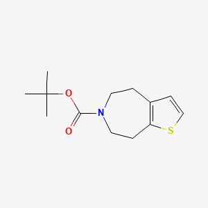molecular formula C13H19NO2S B1506990 tert-Butyl 4H,5H,6H,7H,8H-thieno[2,3-d]azepine-6-carboxylate CAS No. 873016-31-0
