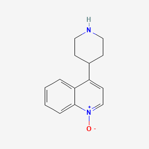 B1506992 4-Piperidin-4-YL-quinoline 1-oxide CAS No. 885274-79-3