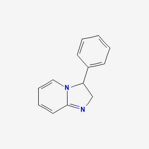 molecular formula C13H12N2 B15069920 3-Phenyl-2,3-dihydroimidazo[1,2-a]pyridine CAS No. 91954-76-6