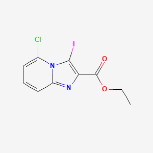 Ethyl 5-chloro-3-iodoimidazo[1,2-a]pyridine-2-carboxylate