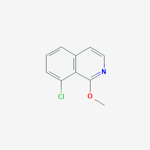 molecular formula C10H8ClNO B15069956 8-Chloro-1-methoxyisoquinoline 