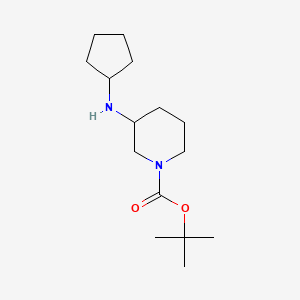 molecular formula C15H28N2O2 B1507003 Tert-butyl 3-(cyclopentylamino)piperidine-1-carboxylate CAS No. 887586-16-5