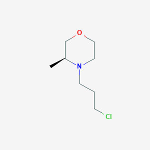 molecular formula C8H16ClNO B1507016 (S)-4-(3-Chloropropyl)-3-methylmorpholine CAS No. 1049809-90-6