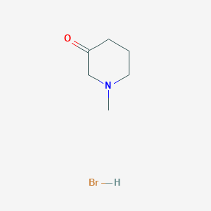 molecular formula C6H12BrNO B15070338 1-Methylpiperidin-3-one hydrobromide 