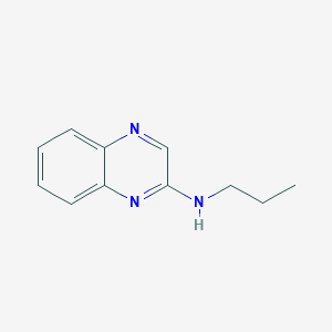 molecular formula C11H13N3 B15070368 N-Propylquinoxalin-2-amine CAS No. 46316-10-3