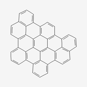 molecular formula C42H18 B1507043 tridecacyclo[24.16.0.02,19.03,8.04,41.09,18.012,17.016,21.020,25.024,29.027,36.028,33.037,42]dotetraconta-1(26),2(19),3,5,7,9(18),10,12(17),13,15,20,22,24,27(36),28(33),29,31,34,37,39,41-henicosaene CAS No. 362052-01-5