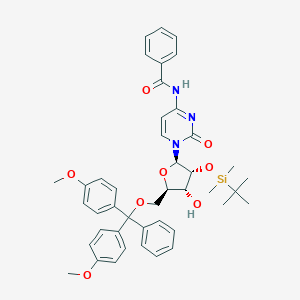 molecular formula C43H49N3O8Si B150706 5'-O-DMT-2'-O-TBDMS-N-Bz-Cytidine CAS No. 81256-87-3