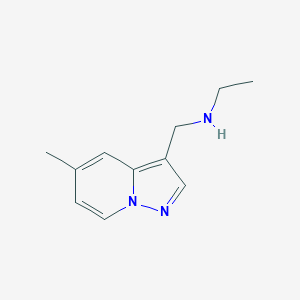 molecular formula C11H15N3 B15070654 N-((5-Methylpyrazolo[1,5-a]pyridin-3-yl)methyl)ethanamine 