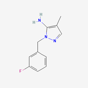 1-(3-Fluorobenzyl)-4-methyl-1H-pyrazol-5-amine