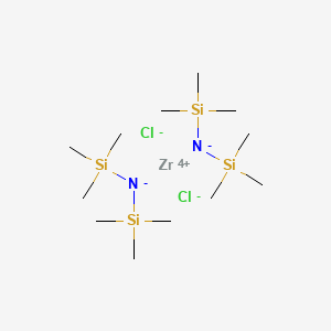 molecular formula C12H36Cl2N2Si4Z B1507104 ZIRCONIUM BIS(HEXAMETHYLDISILAZIDE)DICHLORIDE CAS No. 70969-28-7