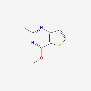 molecular formula C8H8N2OS B15071067 4-Methoxy-2-methylthieno[3,2-d]pyrimidine 