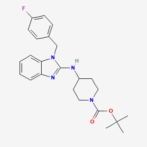 1-Boc-4-[1-(4-fluoro-benzyl)-1H-benzoimidazol-2-ylamino]-piperidine