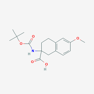 2-((tert-Butoxycarbonyl)amino)-6-methoxy-1,2,3,4-tetrahydronaphthalene-2-carboxylic acid