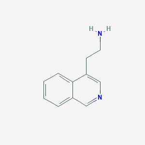 molecular formula C11H12N2 B15071336 2-(Isoquinolin-4-yl)ethanamine 