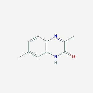 molecular formula C10H10N2O B15071347 3,7-Dimethylquinoxalin-2(1H)-one 
