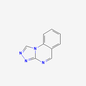 molecular formula C9H6N4 B15071498 [1,2,4]Triazolo[4,3-A]quinazoline CAS No. 235-17-6