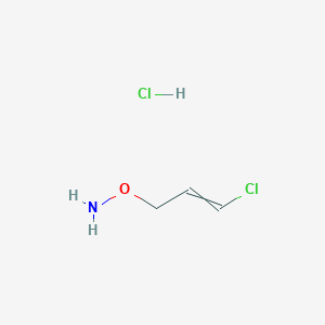 molecular formula C3H7Cl2NO B150716 (E)-O-(3-Chloroallyl)hydroxylamine hydrochloride CAS No. 96992-71-1