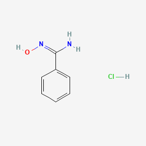 molecular formula C7H9ClN2O B15071679 N'-Hydroxybenzimidamide hydrochloride 