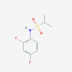 molecular formula C9H11F2NO2S B1507176 N-(2,4-difluorophenyl)propane-2-sulfonamide 