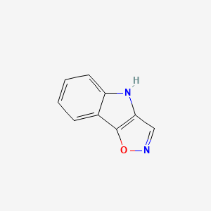 molecular formula C9H6N2O B15071828 2H-Isoxazolo[4,5-B]indole CAS No. 54618-57-4
