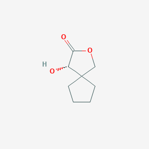 molecular formula C8H12O3 B15071849 (S)-4-Hydroxy-2-oxaspiro[4.4]nonan-3-one 