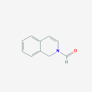 molecular formula C10H9NO B15072012 Isoquinoline-2(1H)-carbaldehyde CAS No. 208348-23-6