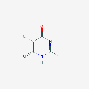 molecular formula C5H5ClN2O2 B15072121 5-chloro-2-methyl-1H-pyrimidine-4,6-dione 