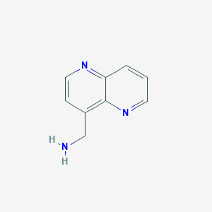 molecular formula C9H9N3 B15072282 (1,5-Naphthyridin-4-yl)methanamine 