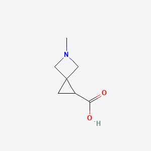 molecular formula C7H11NO2 B15072395 5-Methyl-5-azaspiro[2.3]hexane-1-carboxylic acid 