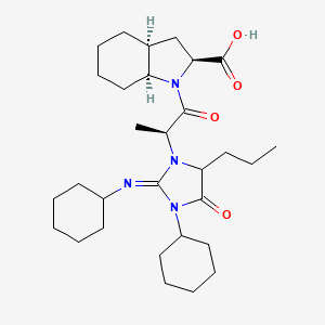 molecular formula C30H48N4O4 B1507243 Perindoprilat-dcc acylguanidine CAS No. 353777-64-7