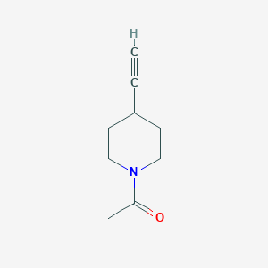molecular formula C9H13NO B15072452 1-(4-Ethynylpiperidin-1-yl)ethanone 